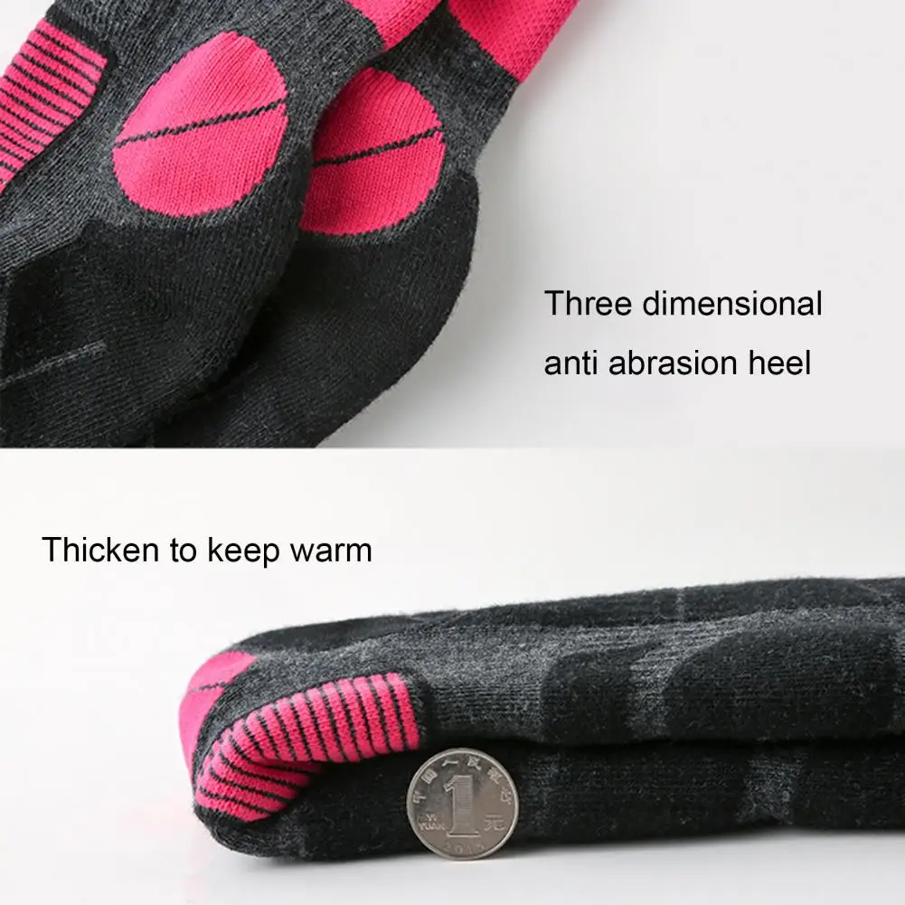 

1 Pair Men Skiing Snowboarding Thermal Long Socks Outdoor Sports Warm Supplies