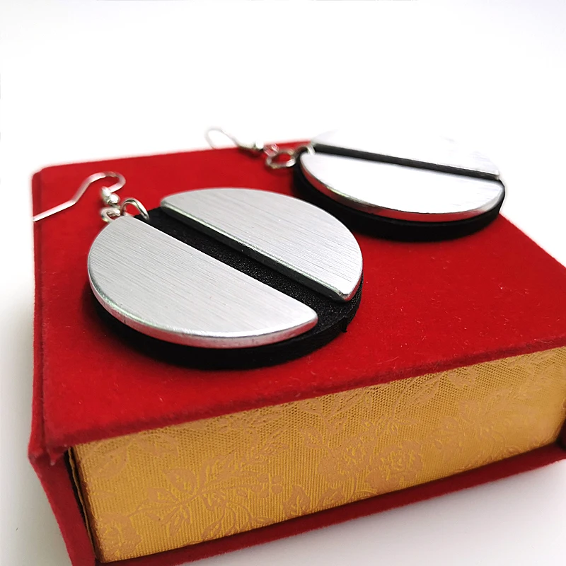 YD &amp YDBZ НОВЫЕ геометрические Висячие серьги для женщин круглые большие из