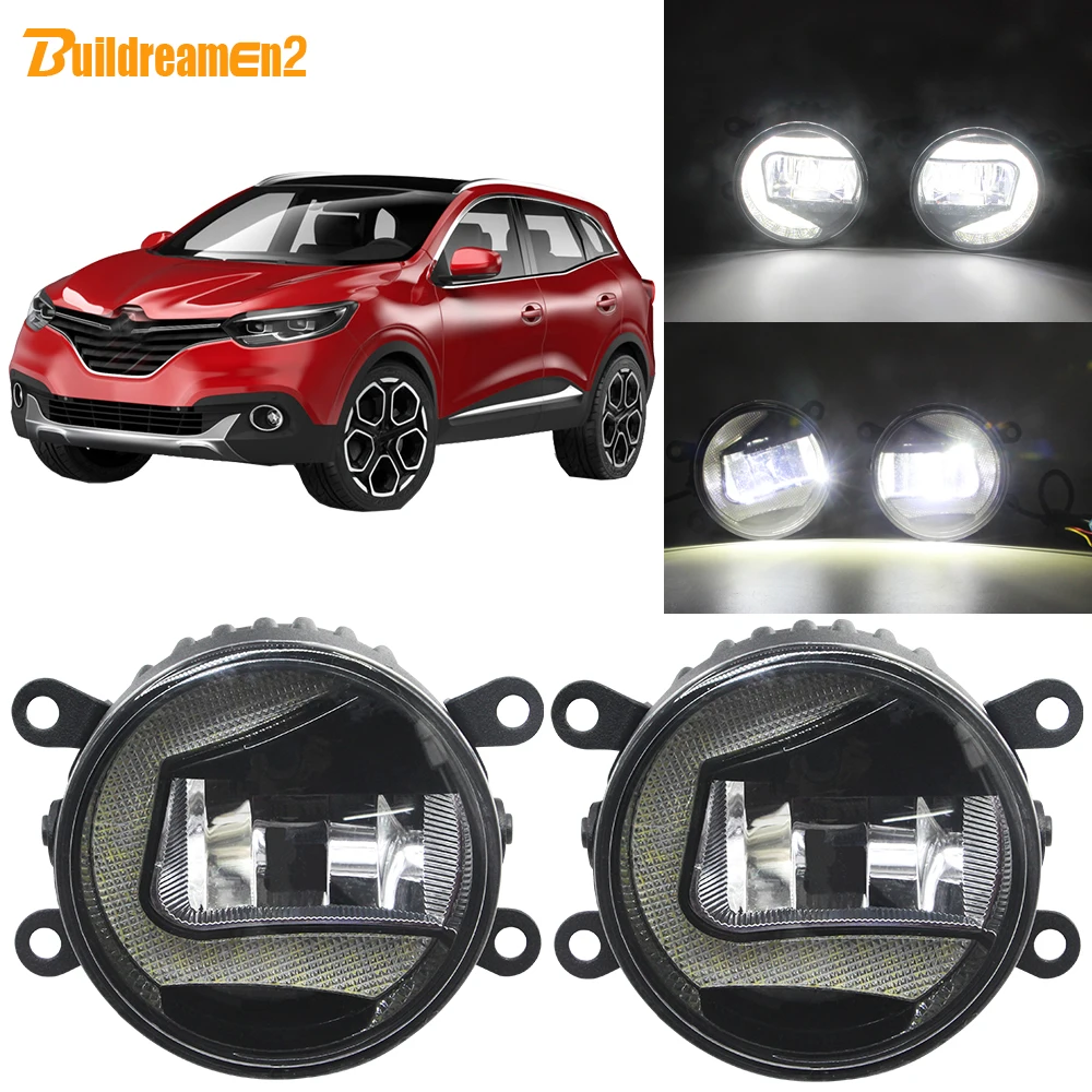 Buildreamen2 для Renault Kadjar 2015 2016 2017 2018 автомобиля H11 Гнездо Светодиодный лампы