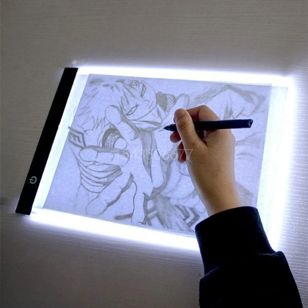 Tablette lumineuse Led à trois niveaux  format A4/A3/A2  Protection des yeux plus facile pour la