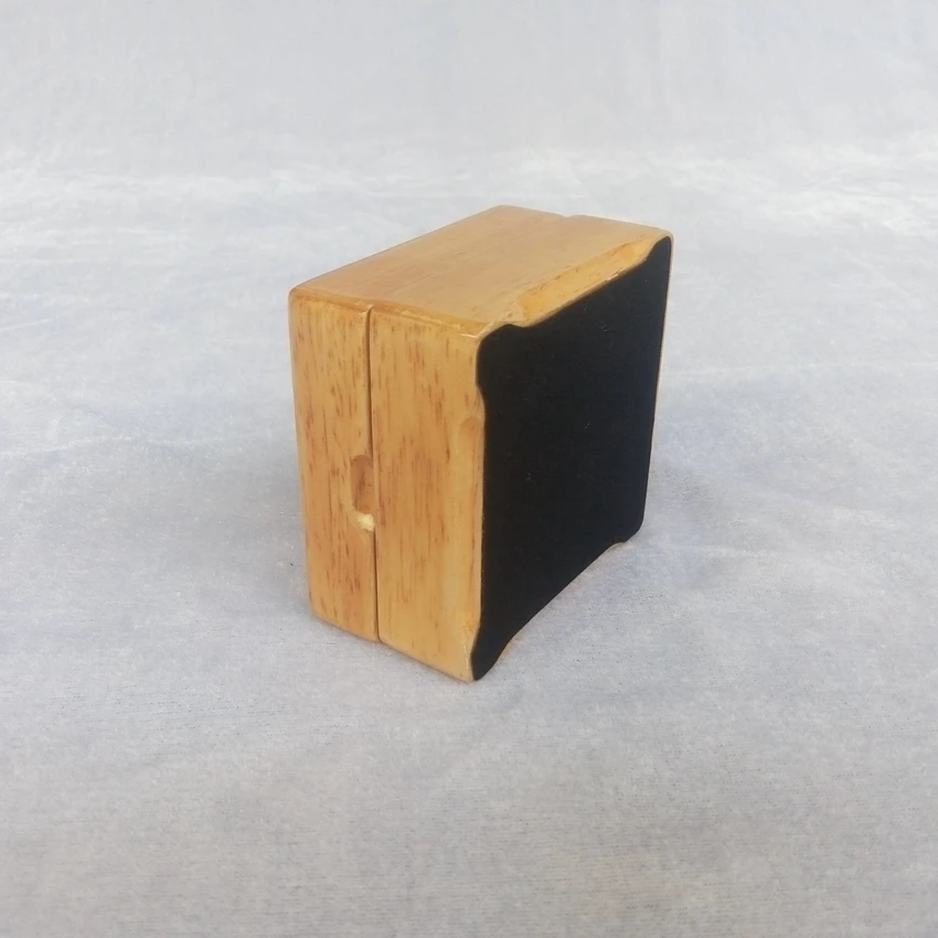 Деревянная шкатулка для ювелирных украшений хранения колец и сережек чехол