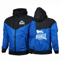 2021 spring and autumn mens lonsdale hoodie mens harajuku windbreaker zip jacket jacket sports mens college classic mens top