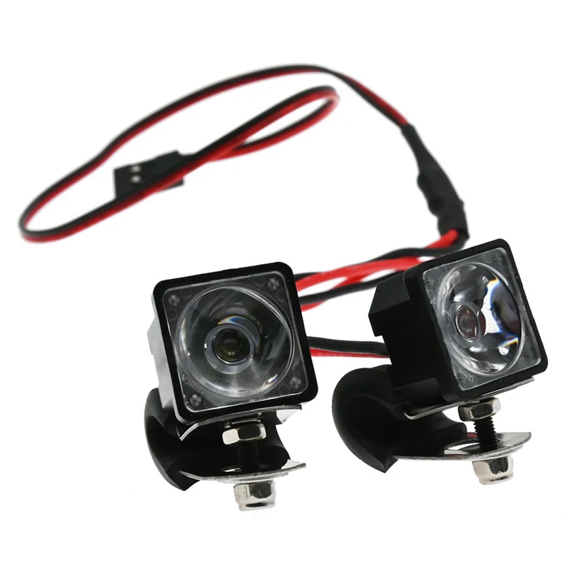 

1set Super Bright RC Car Headlight Durable Remote Cars Spotlight Replacement Accessories With R Buckle/Bracket