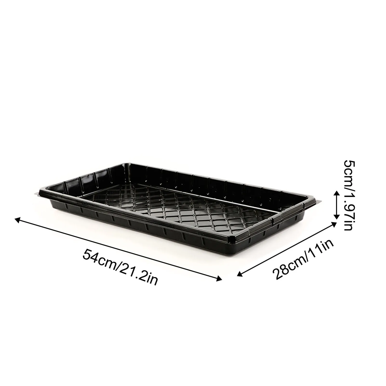 

2/5/10 Pcs Seedling Nursery Tray Heavy-duty Durable Plastic Plant Germination Tray Bonsai Flower Succulent Green Plant Grow Tray