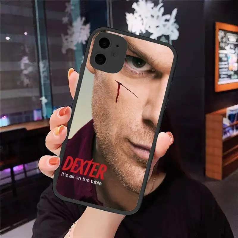 

TV Show Dexter Morgan Original Phone Cases Matte Transparent for iPhone 7 8 11 12 s mini pro X XS XR MAX Plus cover funda