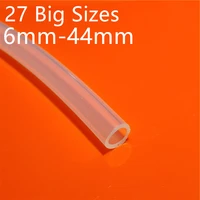 1 meter 27 sizes 6mm to 44mm food grade transparent silicone tube rubber hose water gas pipe dropshipping sell at a loss