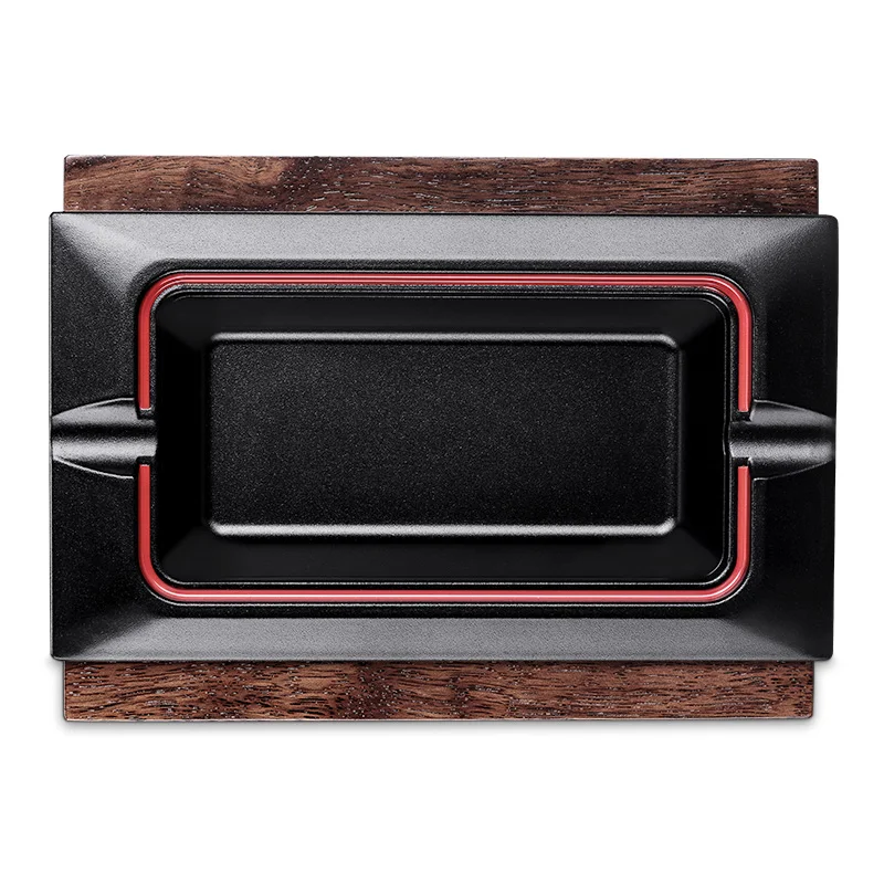 Пепельница для сигар металлическая пепельница из массива дерева с двойным пазом