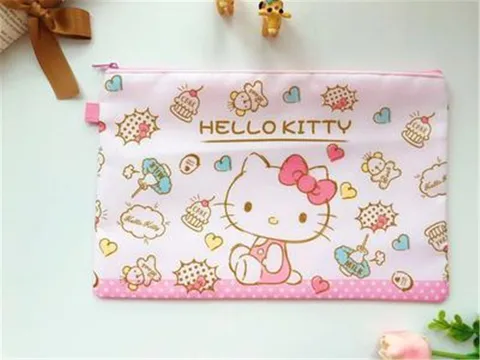 Sanrio, сумка Hello Kitty, Новая Сумка для документов А4, сумка для информации, Студенческая сумка для классификации, сумка для репетиров, сумка для хранения, кошелек для монет