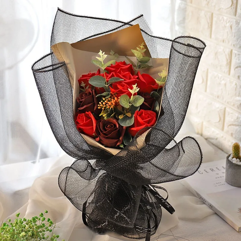 Мыло цветок подарочная коробка подруга подружки Рождество подарок на день