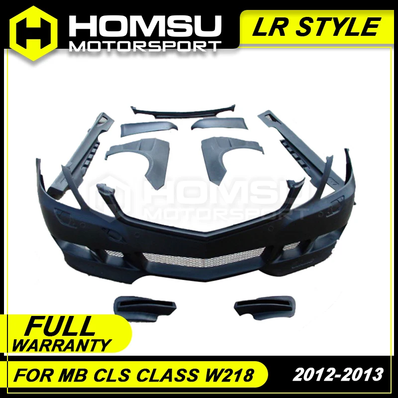 LR Стиль FRP Комплект кузова автомобиля Передние боковые юбки колесо брови