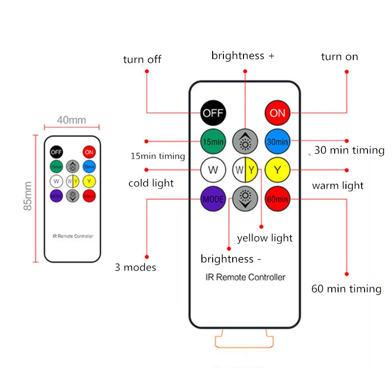 Плиссветильник Светодиодная настольная лампа для спальни прикроватная в