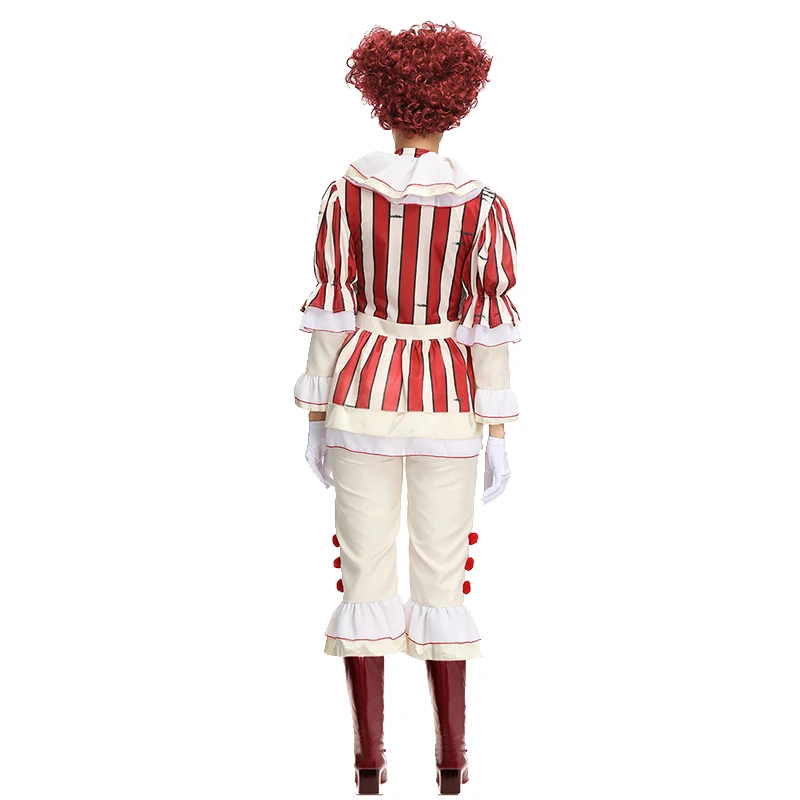 Карнавальный костюм клоуна на Хэллоуин одежда для пар карнавальные вечерние