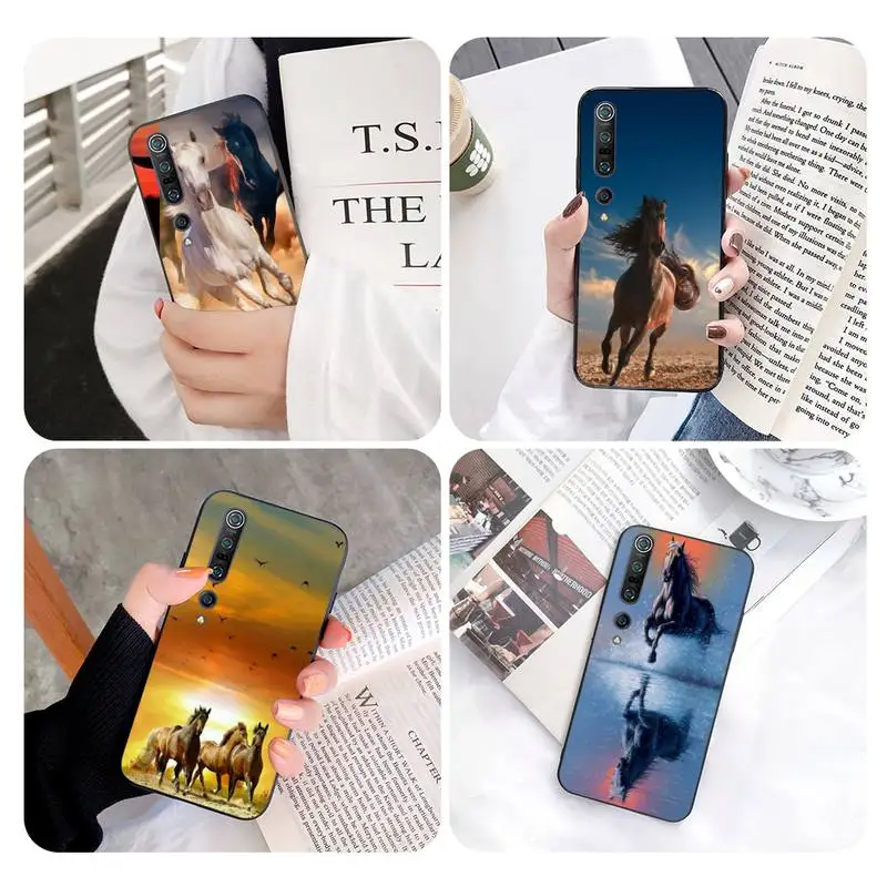 Horse чехол для телефона Redmi Note 7 7A S2 8 8lite 10 10Lite 5Plus Note9 9Pro 9 бетонный завод