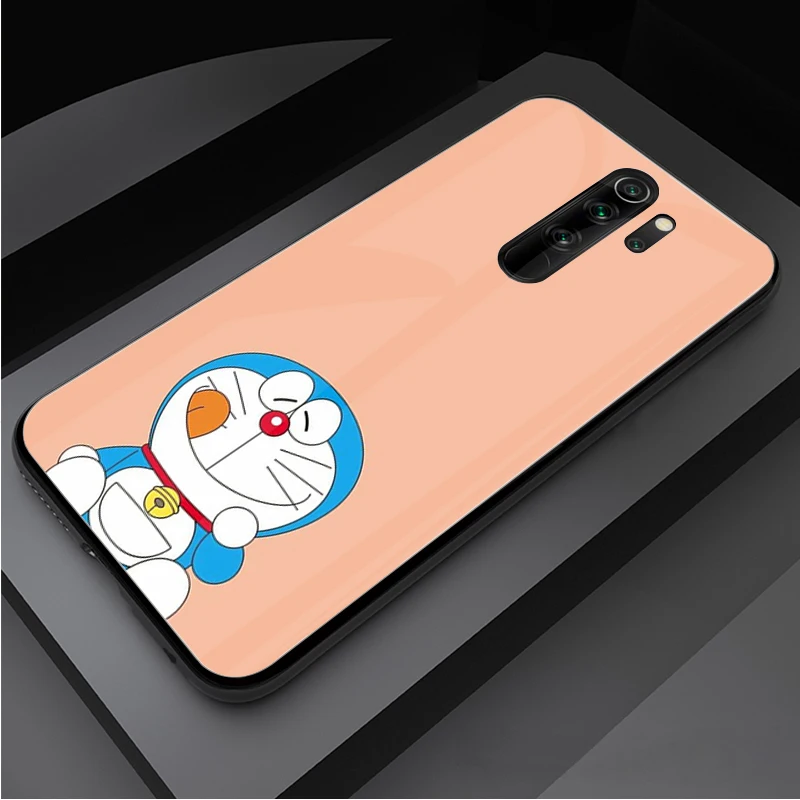 Чехол Doraemon чехол из закаленного стекла для телефона Redmi Note 5 6 7 8 9 Pro Note8T Note9S Redmi8 |