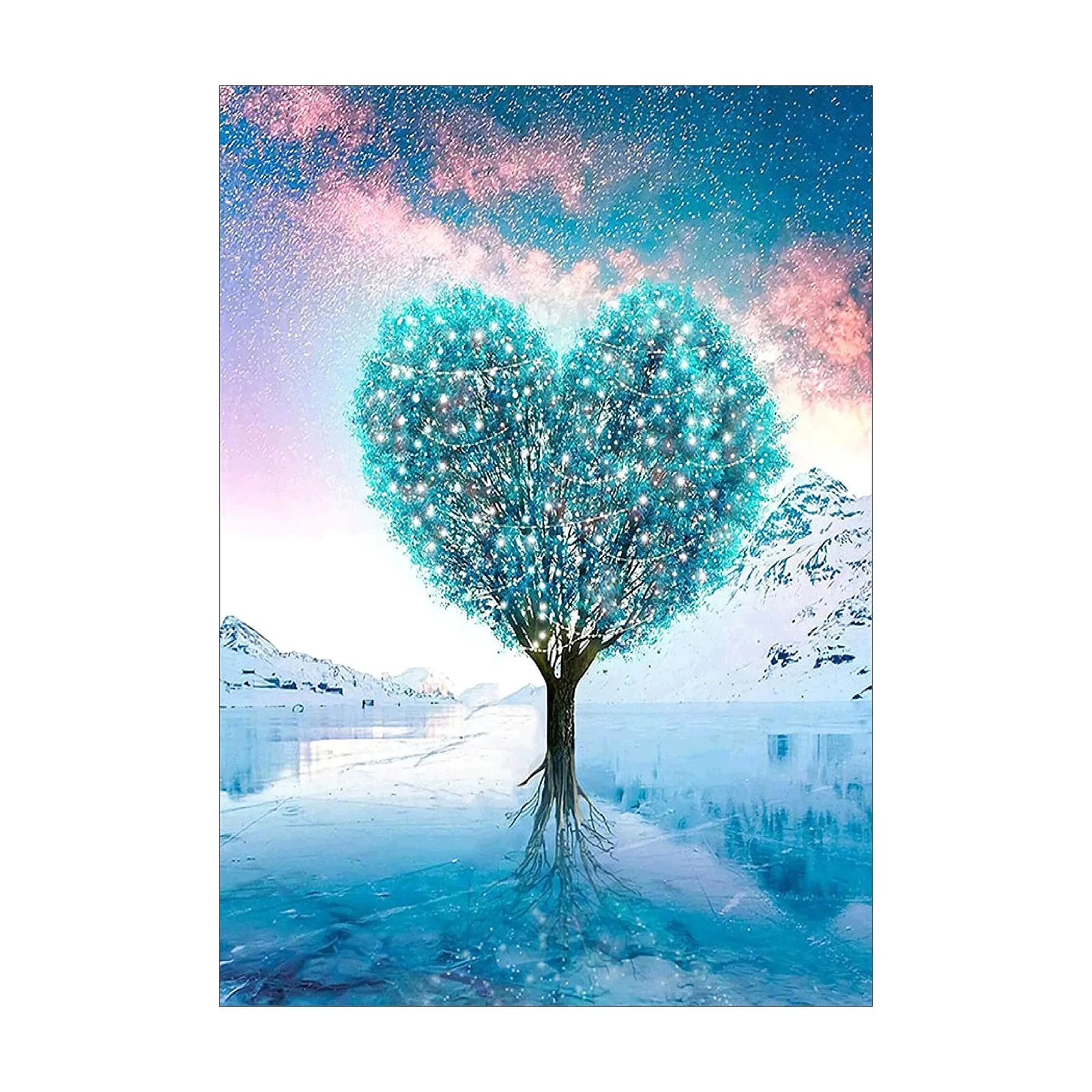 

5D День Святого Валентина DIY алмазная живопись Стразы наклеенная вышивка крестиком комплекты, украшение для дома алмазная работа Ика #30