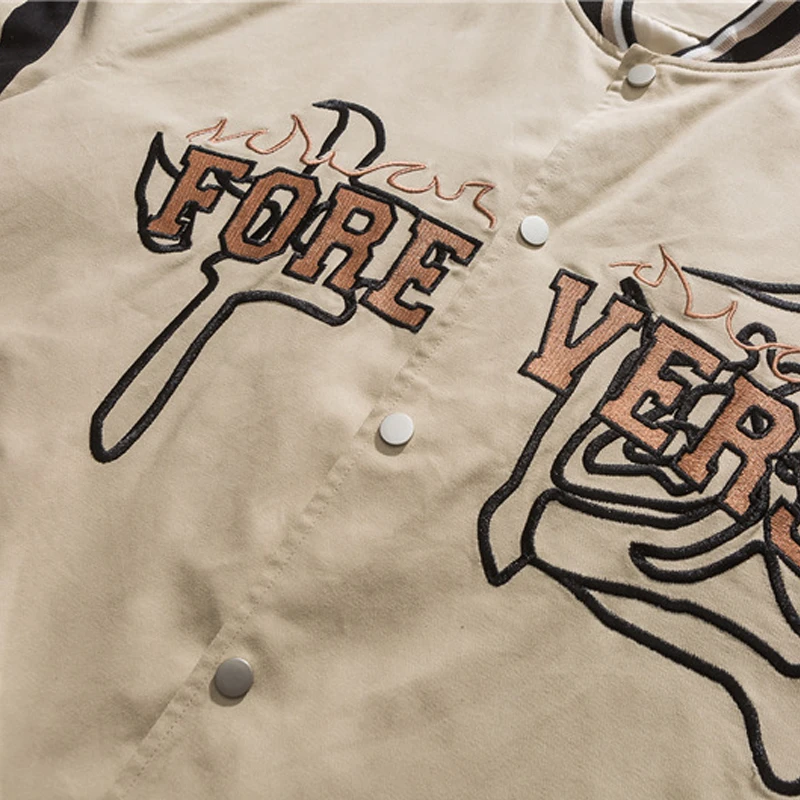 

Hip Hop Vintage Varsity Baseball Jacket Men Letter Embroidery Bomber Jackets Harajuku Coats Unisex Clothing WY973