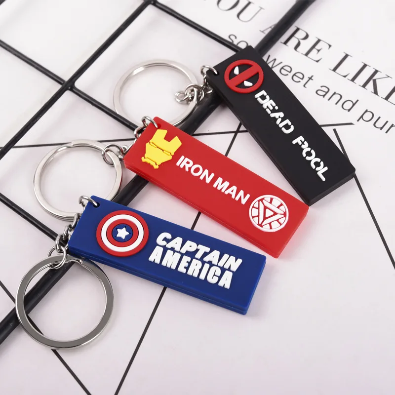 Новый Человек паук брелок Мстители с Железным человеком Капитан Америка