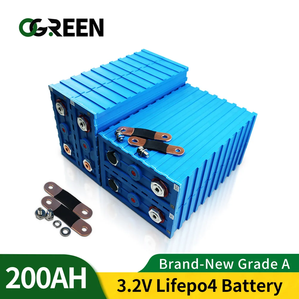 Ogreen защиты 4 шт. CALB200AH LiFePO4 батарея литий железо фосфатных аккумуляторов и 12V400AH