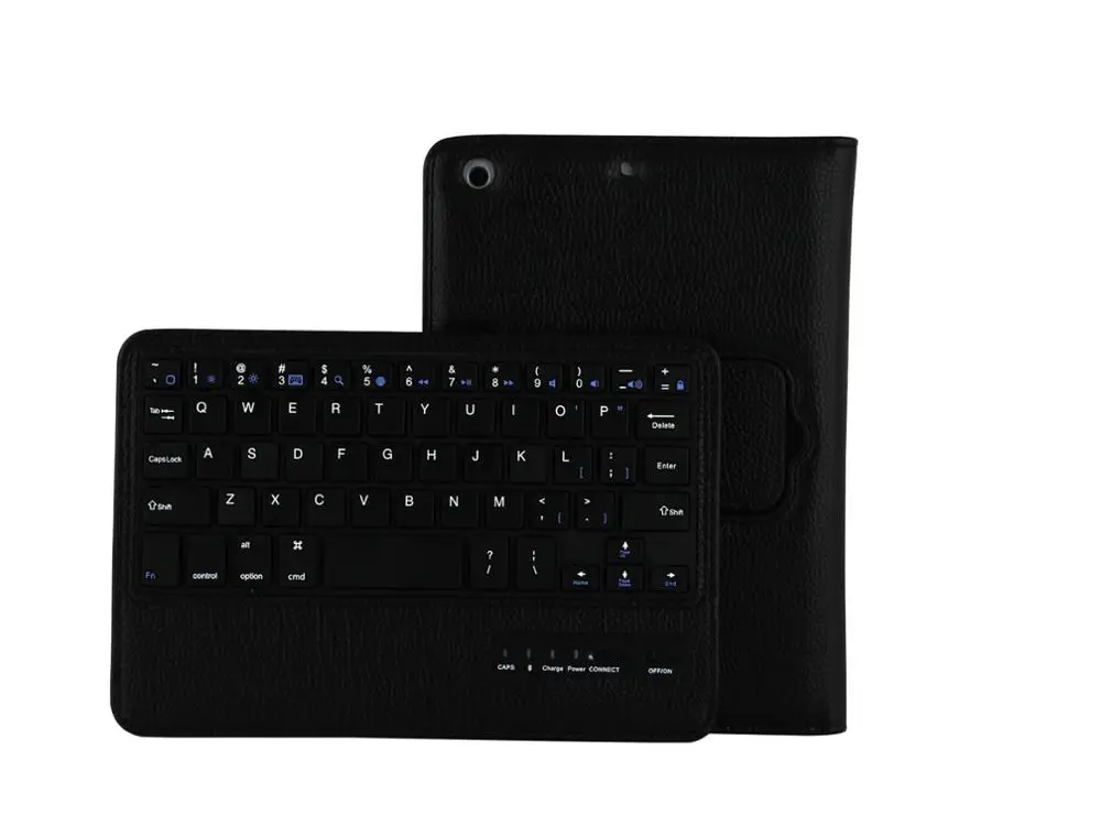 Wireless Bluetooth Keyboard Case for ipad mini1 mini2 mini3 mini4 mini5 wireless Keyboard  mini7.9Litchi leather Cover Keyboard