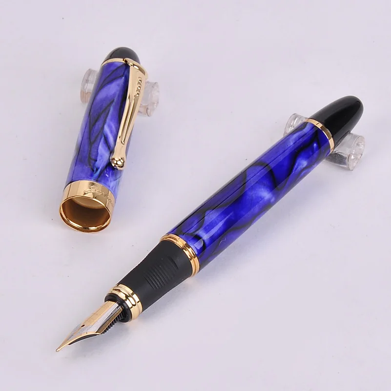 

2021 New Arrivel Jinhao X450 Luxury Dazzle Blue Fountain Pen High Quality Metal Inking Pens for Office Supplies School Supplies