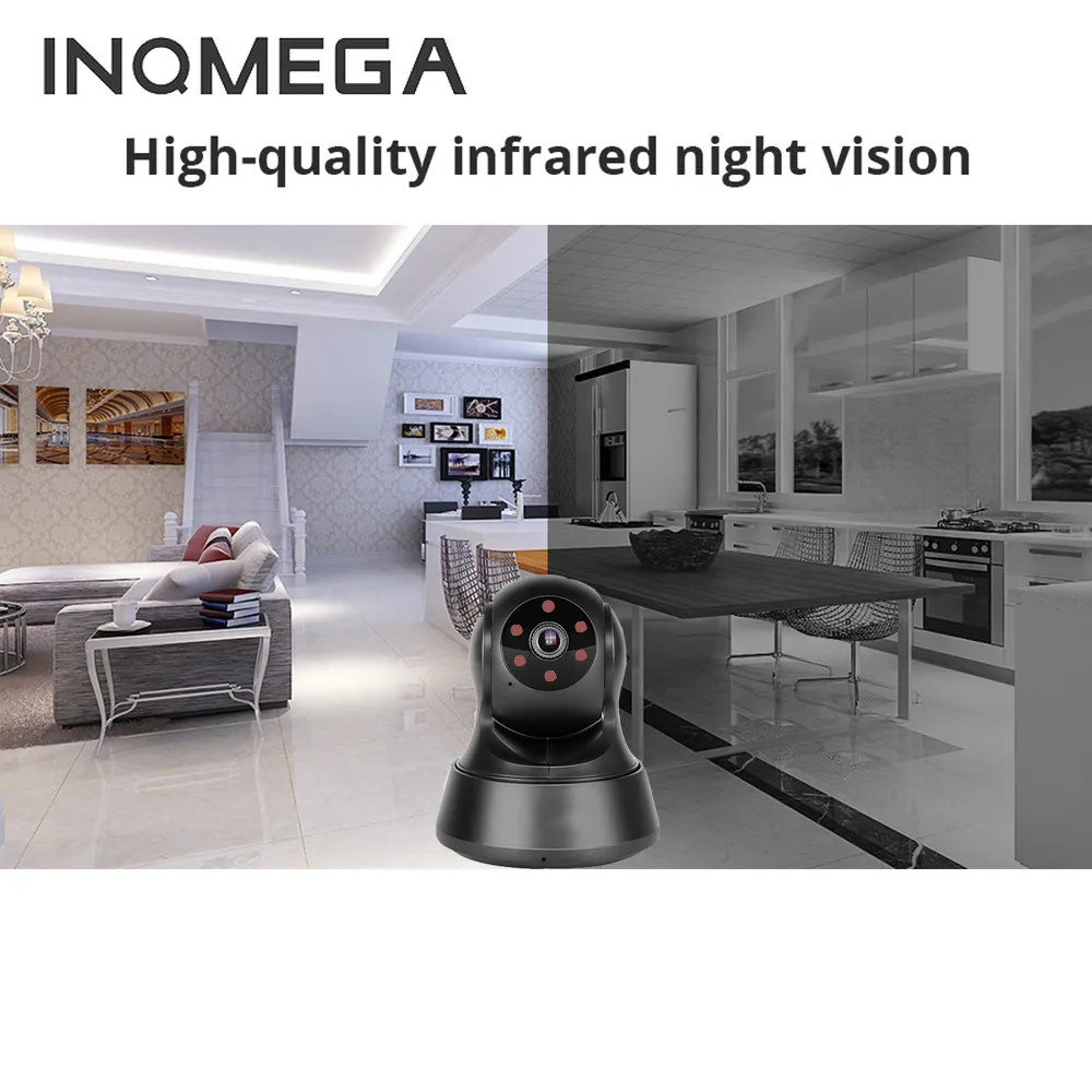 IP-камера INQMEGA Беспроводная для домашних животных 1080P Wi-Fi 720P | Безопасность и защита