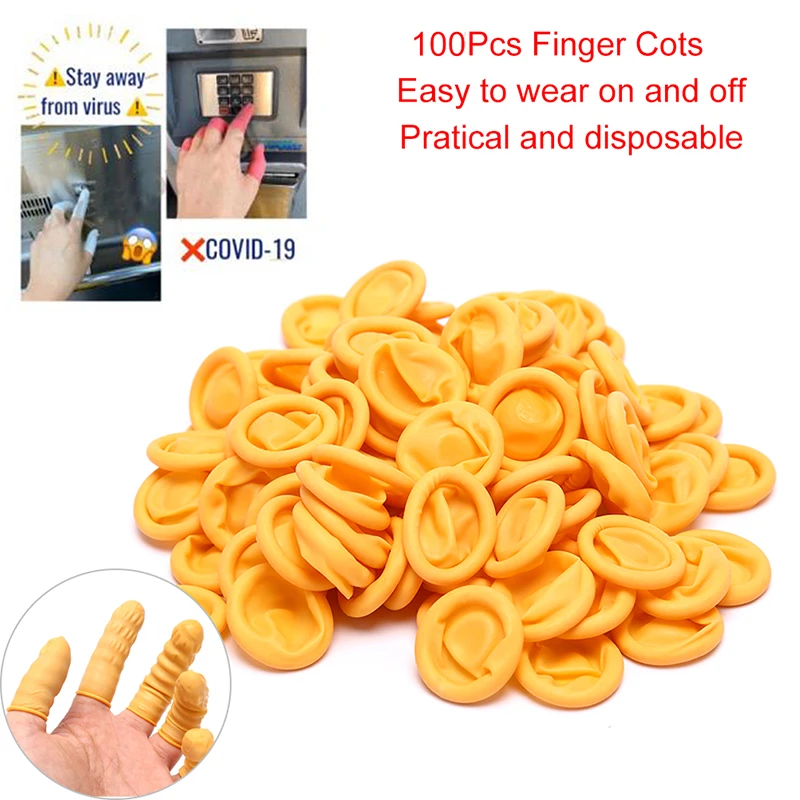 100 шт./пакет одноразовые антистатические защитные накладки для ногтей резиновые