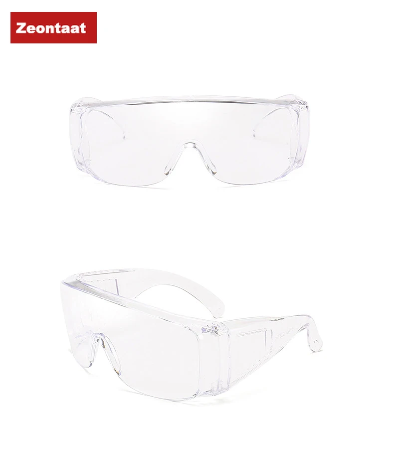 

Fashion Oversized Clear Lens Sunglasses Women Men Goggles Plastic Windproof Glasses Outdoor Work Eyewear UV400