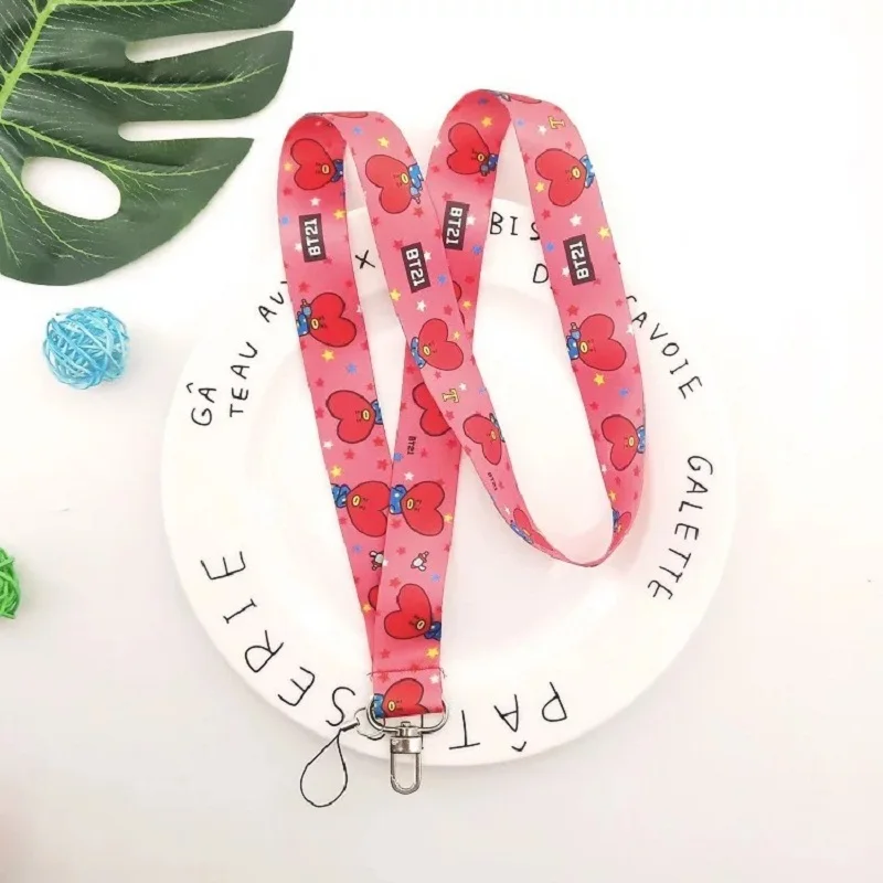 hqbtsc peripheral bangtan boys groups cartoon same style mobile phone lanyard neck lanyard accessories free global shipping