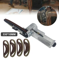 mini air belt sander sanding belt adapter pneumatic diy sanding belt angle grinder grinding machine welding parts 10330mm