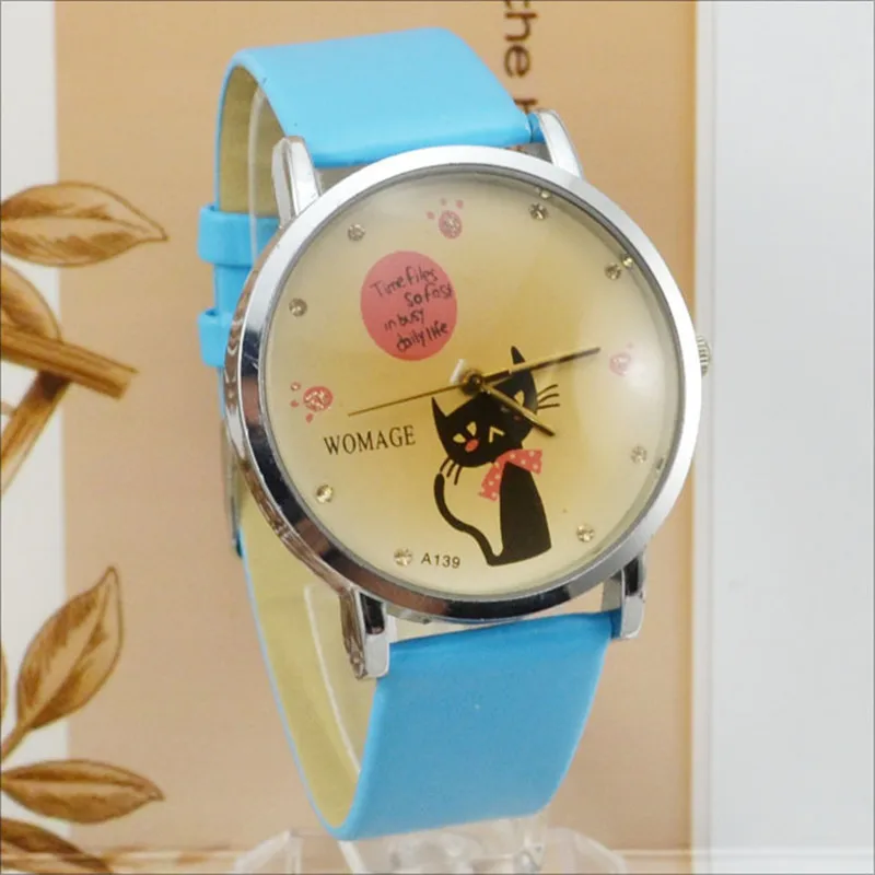 Часы женские кварцевые с кожаным ремешком | Наручные часы