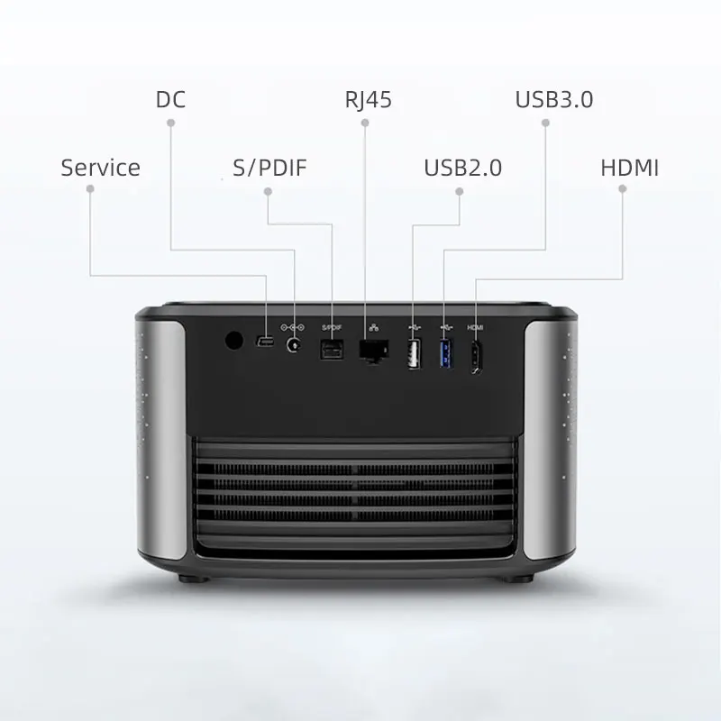 JMGO N7 4K проектор Мини проектор Full HD 1300 ANSI люмен, 1920*1080P домашний кинотеатр wifi Bluetooth HDMI USB умный проектор