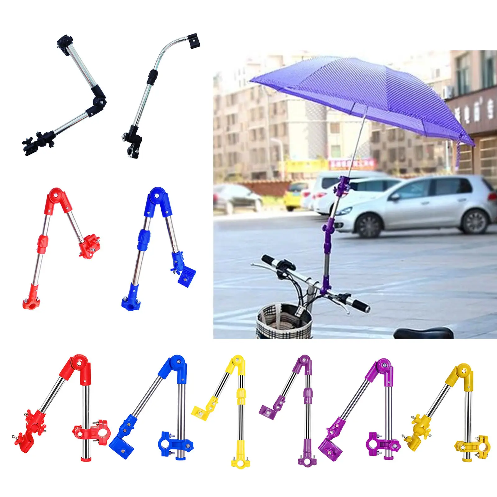 Велосипедный зонт из нержавеющей стали держатель зонта стенд складной легко