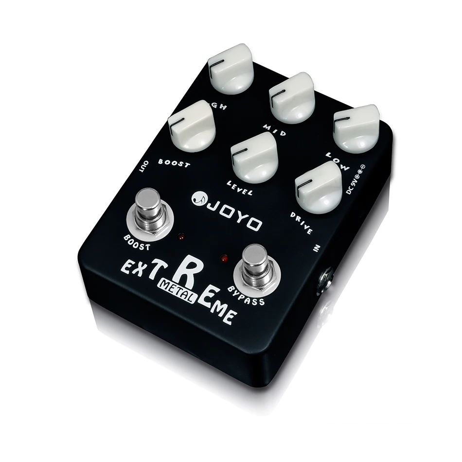 joyo jf 17 extreme metall elektrische gitarre effekt pedal stompbox 3 bands leistungsstarke eq 6 knöpfe einstellbare true bypass free global sh