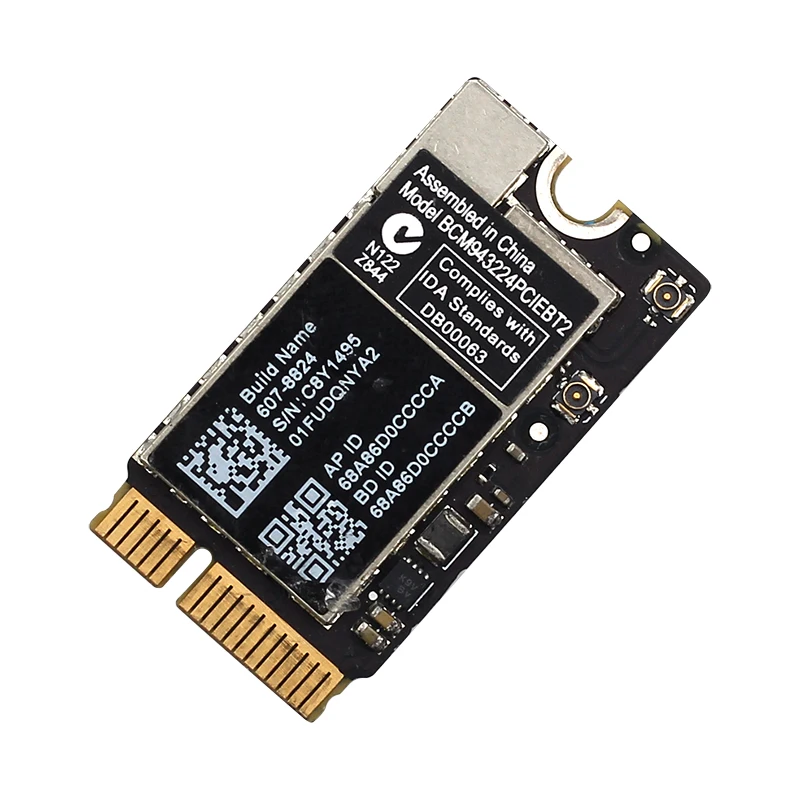 Беспроводная сетевая карта 300 Мбит/с 2 4 ГГц/5 ГГц BCM943224PCIEBT2 WiFi Bluetooth 0 Mini PCIe для Mac OS