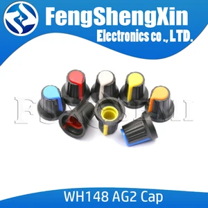 Новая крышка потенциометра WH148, 10 шт.лот, желтая, оранжевая, синяя, белая, красная, 15x17 мм, AG2