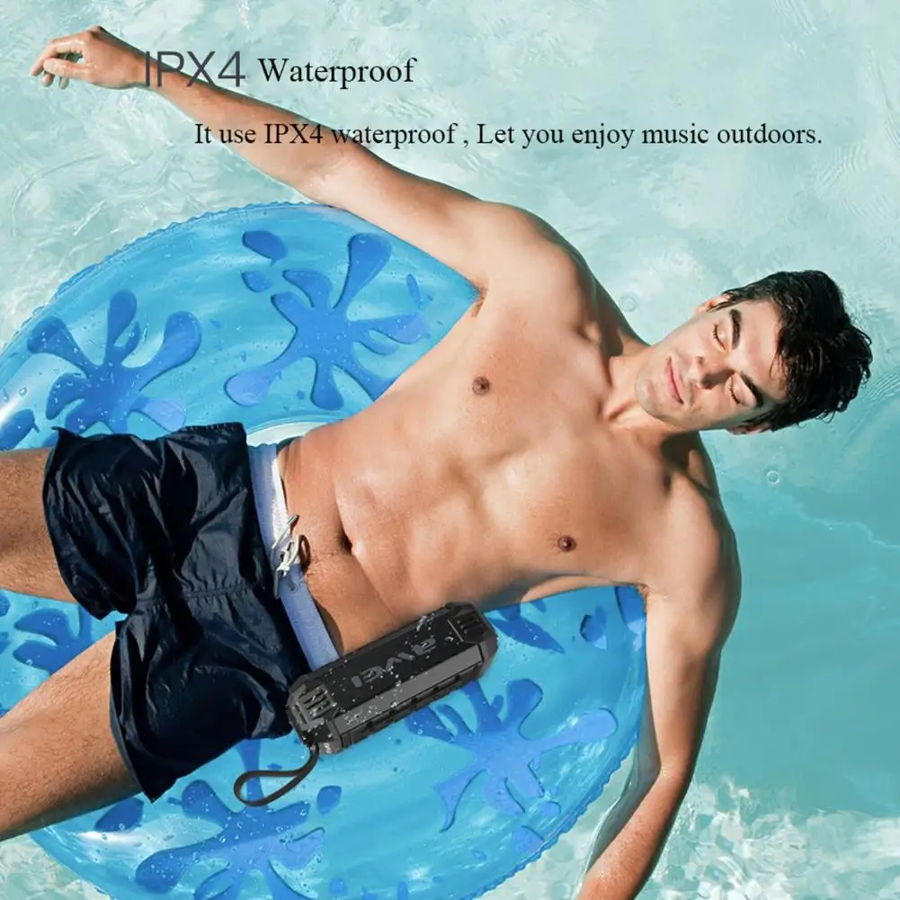 Портативная Bluetooth-Колонка Awei IPX4 Водонепроницаемая мини-Колонка Bluetooth с двумя