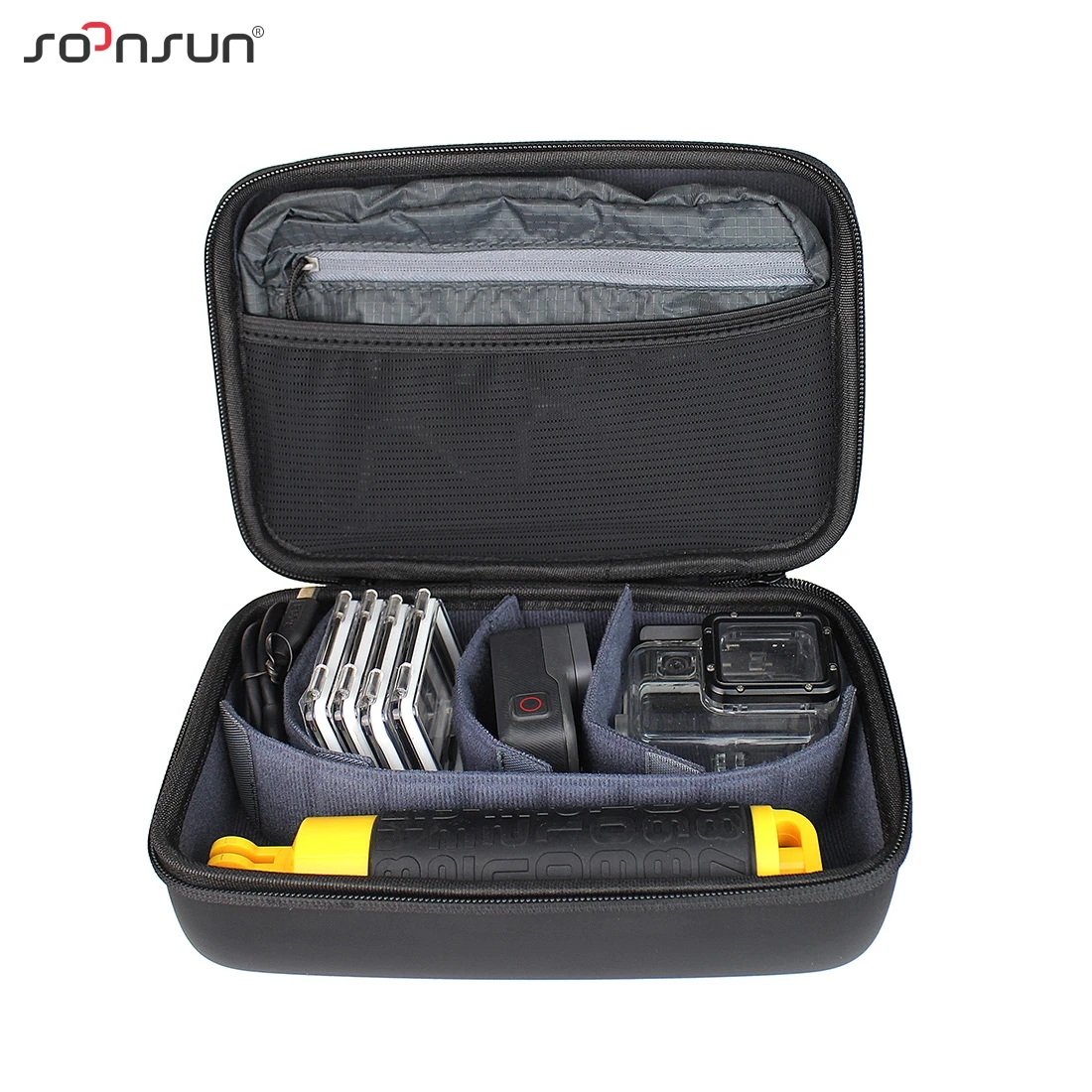 SOONSUN портативный водонепроницаемый противоударный защитный чехол для хранения