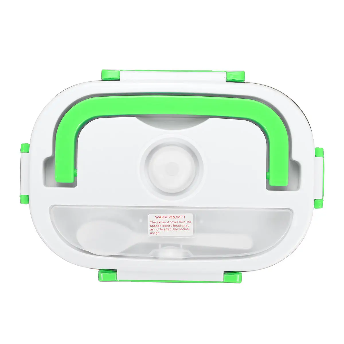 

Dual Use Car+EU Plug Stainless Steel Food Warmer Electric Lunch Box Lunch Bneto Heater 40W