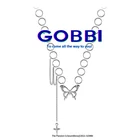 Ожерелье с подвеской-бабочкой, в стиле панк