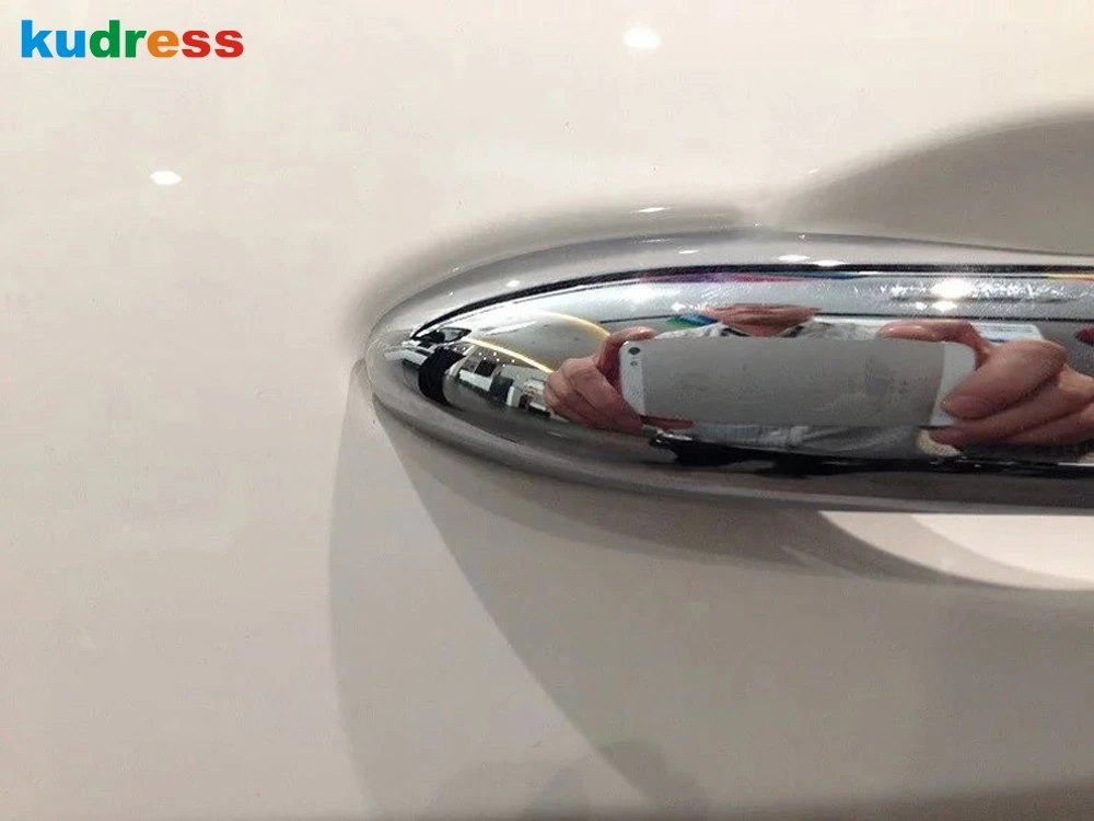 Для Jeep Cherokee 2014 2015 2016 ABS Chrome Боковая дверь ручка крышки отделка украшения рама