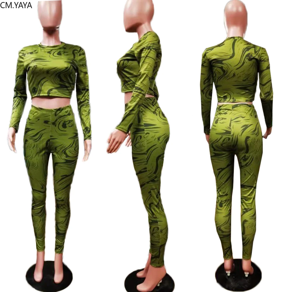 Женский комплект из двух предметов GL зимний укороченный Топ с длинным рукавом и