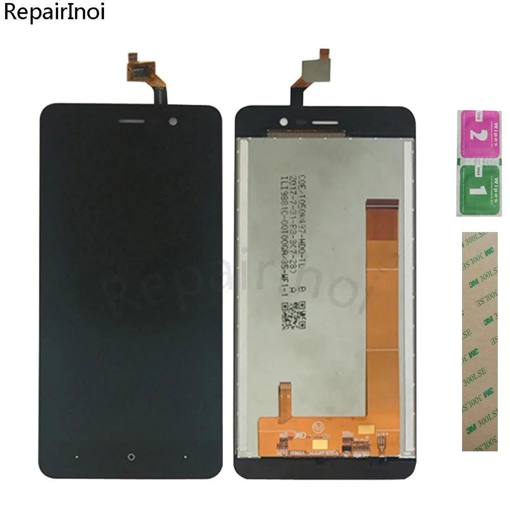 ЖК-дисплей для Wiko Lenny 4 Plus / 5 s сенсорный экран дибюзер Jerry в сборе с рамкой - купить