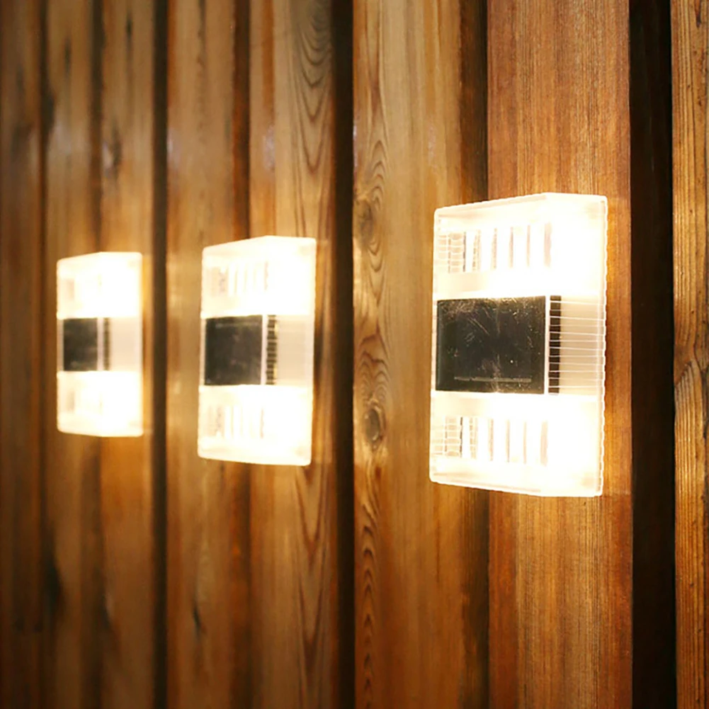 

4pcs Solar Night Light Outdoor Garden Wall Light Waterproof Up And Down Glowing Decorative Wall Light Wholesale/dropshiping