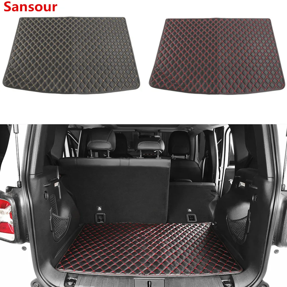 Sansour Car Cargo Liner Floor Mats Carpets Rear Trunk Mats Pads for Jeep Renegade 2015+ Interior Accessories Car Styling