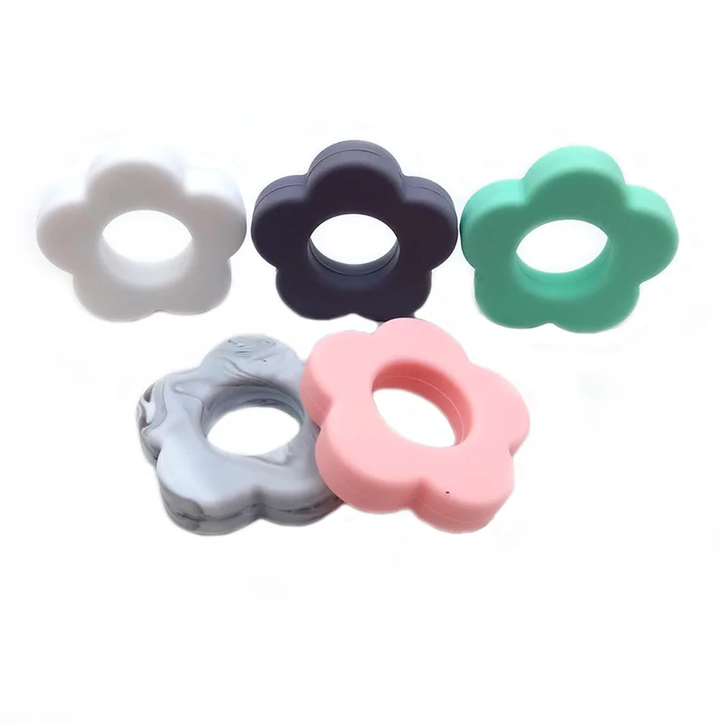 Подсолнечника силиконовый Прорезыватель для зубов детские сенсорные кулон