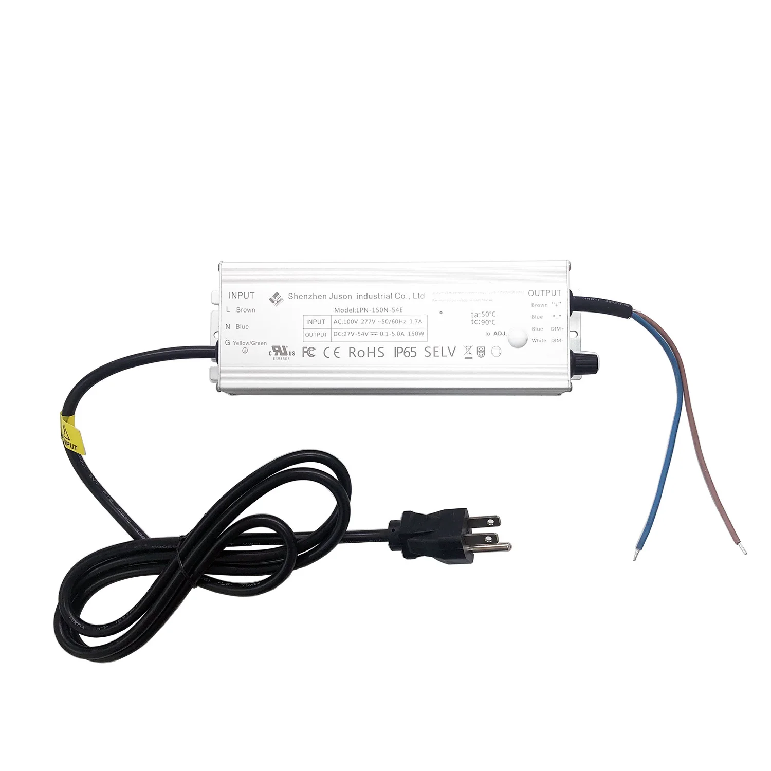 120W 2500mA постоянный ток CC затемнения светодиодный Grow светильник Мощность драйвер с