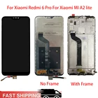 5,84-дюймовый ЖК-дисплей для Xiaomi Redmi 6 Pro для Xiaomi MI A2 lite ЖК-дисплей с сенсорным экраном дигитайзер в сборе с рамкой