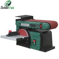 1 set multifunctional abrasive belt machine 650w desktop electric sanding machine sandpaper machine woodworking diy polishing