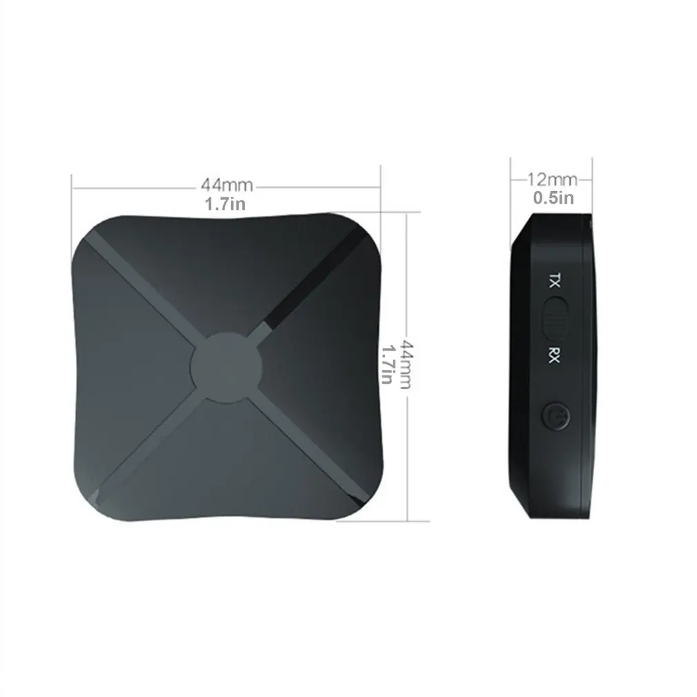 

Transmitter Receiver 2-In-1 Plastic Wireless 3.5Mm Aux Audio Adapter 4.2 Adapter Tv Projector Car Speaker 1 Set