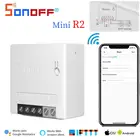 1-10 шт. Sonoff Mini R2 переключатель Wifi беспроводное двухстороннее освещение дистанционный таймер модули поддержка Alexa Google Home Голосовое управление